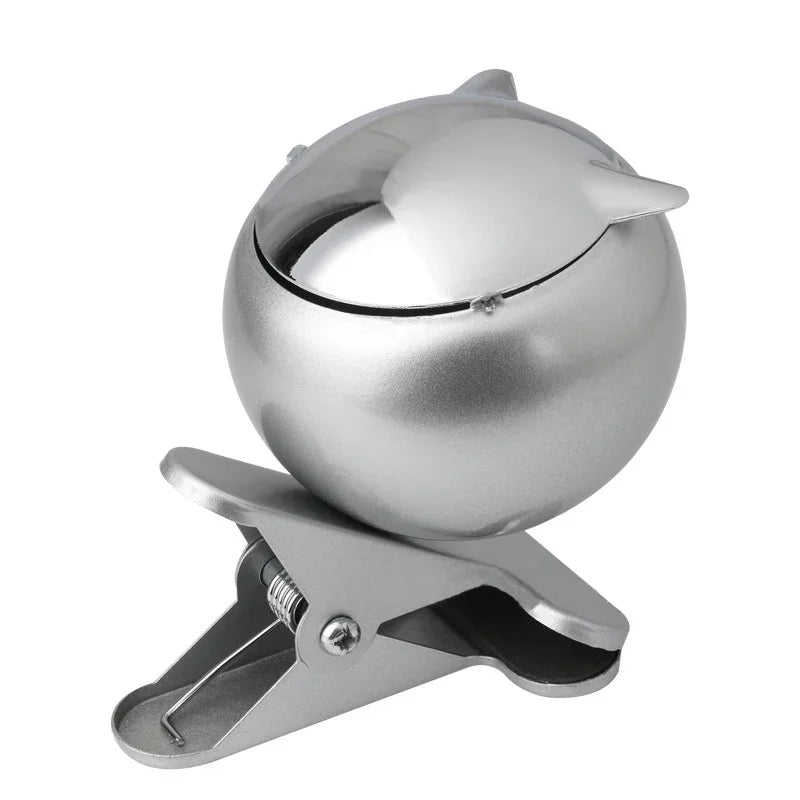 Creative Metal Ashtray Ornaments with Clip Anti-fall Multi-function Living Room Ashtrays Anti-flying Ash Decorations Give Gifts