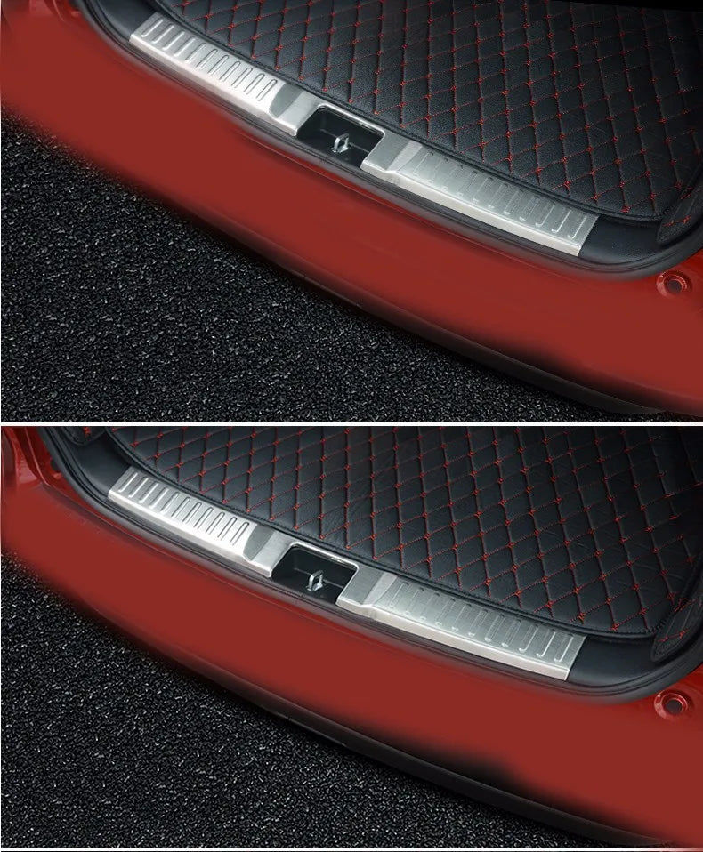 For Suzuki Vitara 2015 2016 2017 2018 2019 Inner Rear Bumper Stainless Steel Protection Trunk Sill Car Accessories Trim