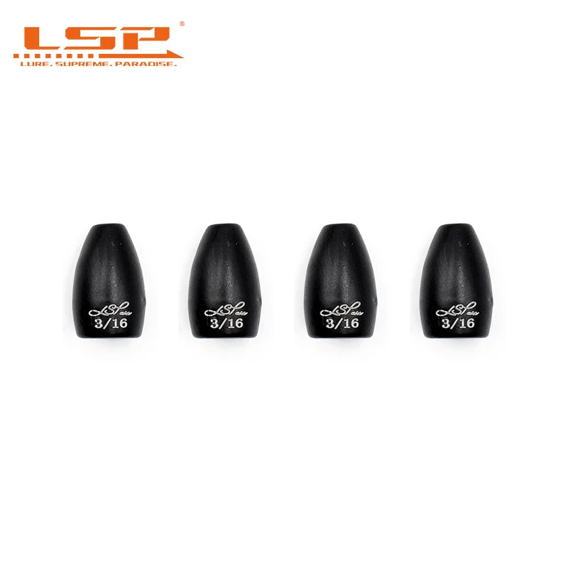 LSP Texas Rig Sinker 1/16 - 1 Oz Bullet Bass Fishing Weight 1.8-28g Lure Accessories Fishing Goods For Winter Fishing