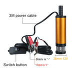 12V Car Oil Change Fuel Pump 12L/min Electric Diesel Water Pumping Tools With Switch Accessories For Boat Marine Trailer Truck
