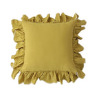 45X45cm Home Decor Cotton Ruffles Pillow Cover Sofa Decorative Cushion Cover Beige Pink Princess Throw Pillow Case Pillowsham