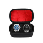 Watch Box Organizer for Men,Watch Travel Case Portable Storage Watch Display Holder for Wristwatches with anti-Move Watch Pillow