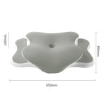 Ergonomic Cervical Pillow Memory Foam Pillow Neck Pain Relief Comes With Ice Silk Pillowcase Adjustable  For Back Side Sleepers
