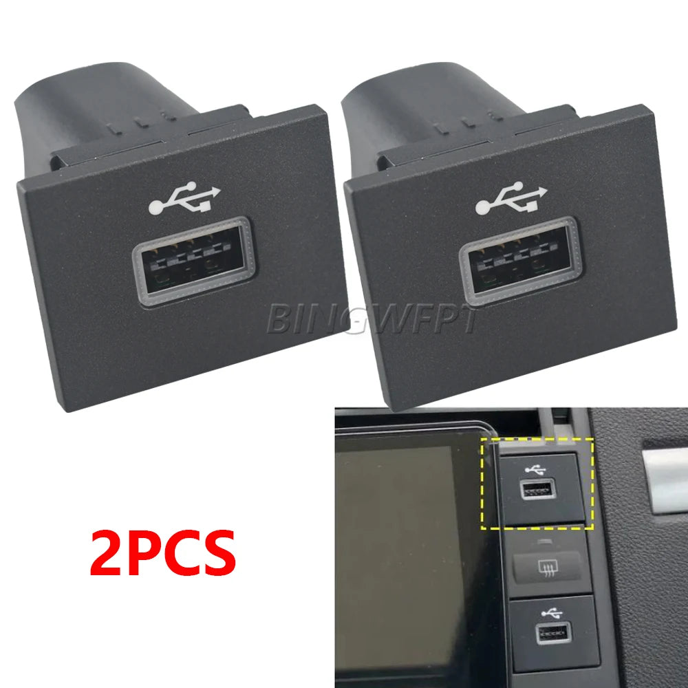 NEW 2PCS Car USB Input Adapter Audio Radio u-disk flash Socket Interface Cable For Ford Focus 2 Mk2 2009-2011