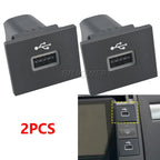 NEW 2PCS Car USB Input Adapter Audio Radio u-disk flash Socket Interface Cable For Ford Focus 2 Mk2 2009-2011