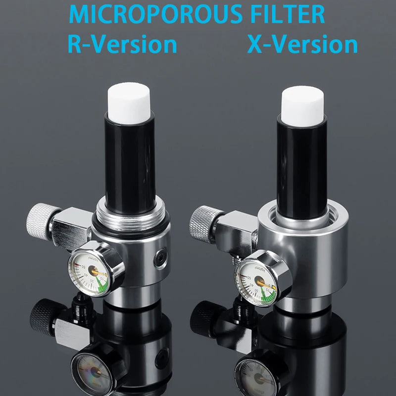 ZRDR Fish Tank CO2 Generator Steel Cylinder Single/Double Gauge Valve Electromagnetic Valve Fish Tank CO2 Generator Accessories