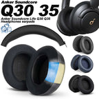 Earphone pads For Anker Soundcore Life Q30 Q35 replacement pink Earpads headphones Earmuffs Mesh Memory Covers Sponge  Protein
