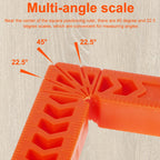 8pcs 90 degree positioning square right angle clips 4 inches/3 inches reusable fixed clips durable corner clips