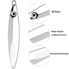 Metal Cast Jigging Lures Set 10g-60g Spinner Spoon Fishing Lures Sinking Far Casting Jigging Bait Spoon Spinnerbait for Fishing