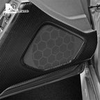 Suede For Subaru BRZ Toyota GR86 2021 2022 2023 2024 2025 Anti-kick Pad Sticker Leather Carbon Car Door Protection Accessories