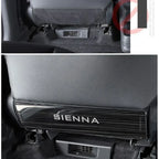 For Toyota Sienna XL40 4th 2021 2022 Refit Automotive Interior Rear Seat Anti-kick Cushion Car Front Door Anti-Kick Mat