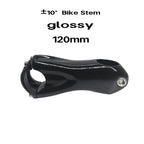 Bicycle Stem Carbon MTB/Road Bike ±10 degrees Stems 80/90/110/110/120/130mm 28.6 mm fork  31.8mm handlebar bike frame parts