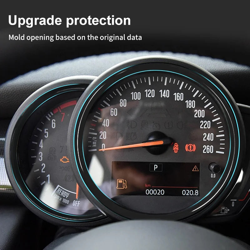 Car Tachometer Decoration Ring For Mini Cooper S F56 F55 F54 F60 Clubman Countryman Dashboard Panel Frame Cover Trim Accessories