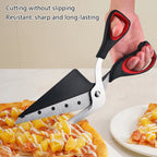 Professional Pizza Scissors Detachable Sharp Stainless Steel Blade Pizza Cutter Scissors Labor-Saving Pizza Spatula Slicer Tool