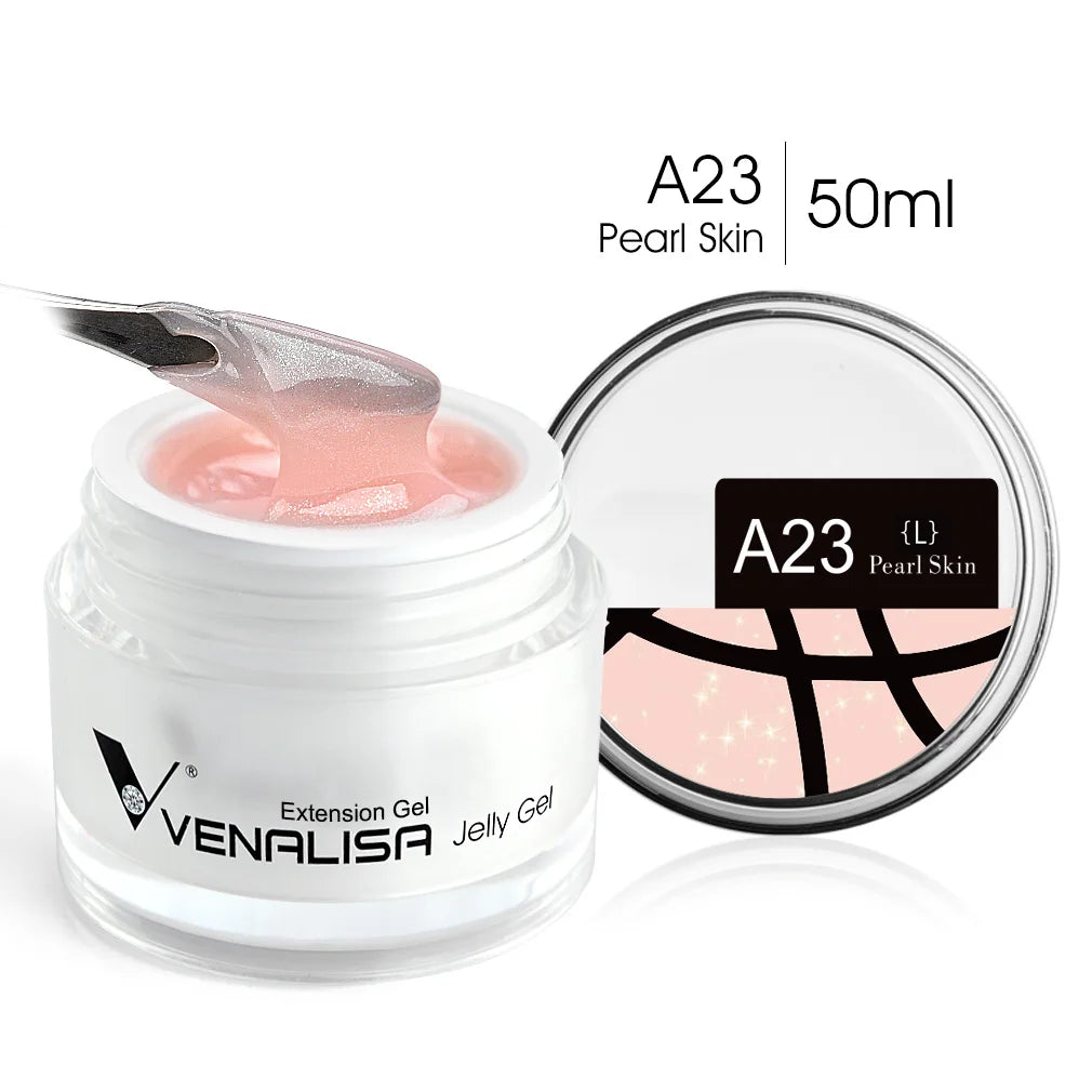 VENALISA Jelly Builder Gel 50ml Pink Nude Soak Off UV LED Hard Gel Nail Extension