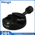 Haoge 64mm Screw Knob Clamp Adapter Mount for Quick Release QR Plate Camera Tripod Ballhead Monopod Ball Head Fit Arca Swiss