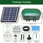 2W solar automatic drip irrigation system with 12 drip irrigation modes, suitable for garden balconies and potted plants