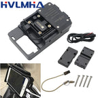 For BMW R1200GS LC Adventure Navigation Bracket R1250GS S1000XR R1200RS USB Wireless Charger Mobile Phone Holder Stand Bracket