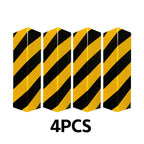 4PCS Garage Wall Protector Car Door Bumper Foam Parking Protector Exterior Anti-collision Adhesive Scratch Adhesive Warning Sign