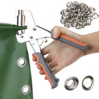 Handheld Hole Punch Eyelet Installation Tool 3/8 Inch 10mm Grommet Eyelet Plier Kit Metal Air Hole Rivet Plier