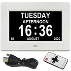 12 Alarms LED Calendar Clock with Multi-languages to Display. Reminding Work and Plans. A Medicine Time Reminder for the Elders.