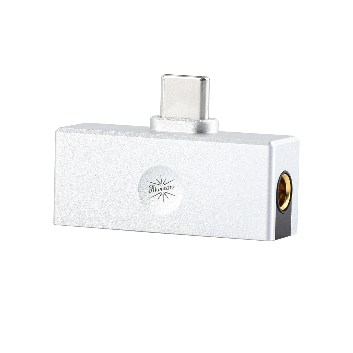 Kiwi Ears Allegro Mini Portable DAC/Amp USB-C to 3.5mm + 4.4mm, 32bit/384kHz, Silver