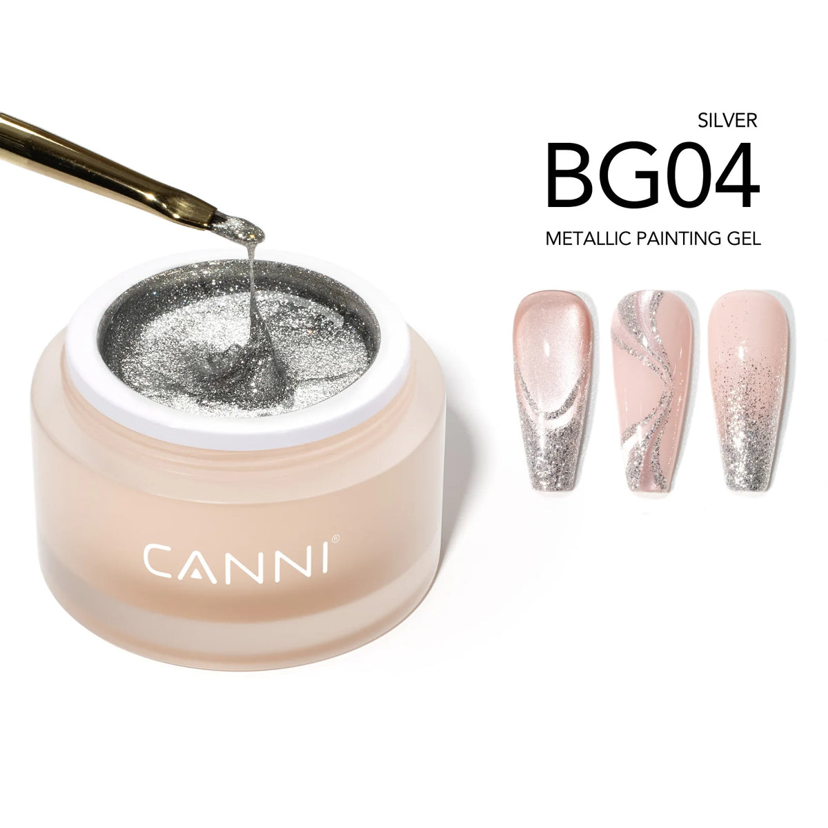 10g CANNI 3D PVC Sculpting Gel Pearly White Clear Non-Stick Hand Easy Shaping Sculpting Carving Soak Off UV LED Nail Manicure