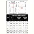 Lightweight Outdoor Work Cooling Vest - Men's 3-Speed 9-Blade Fan System for Camping, Fishing, Construction & Heat Relief