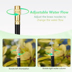 30M-5M DIY Free Bending Universal Sprayer Kit 8mm Hose Patio Misting Cooling System for Garden Plant Fogging Watering Irrigation