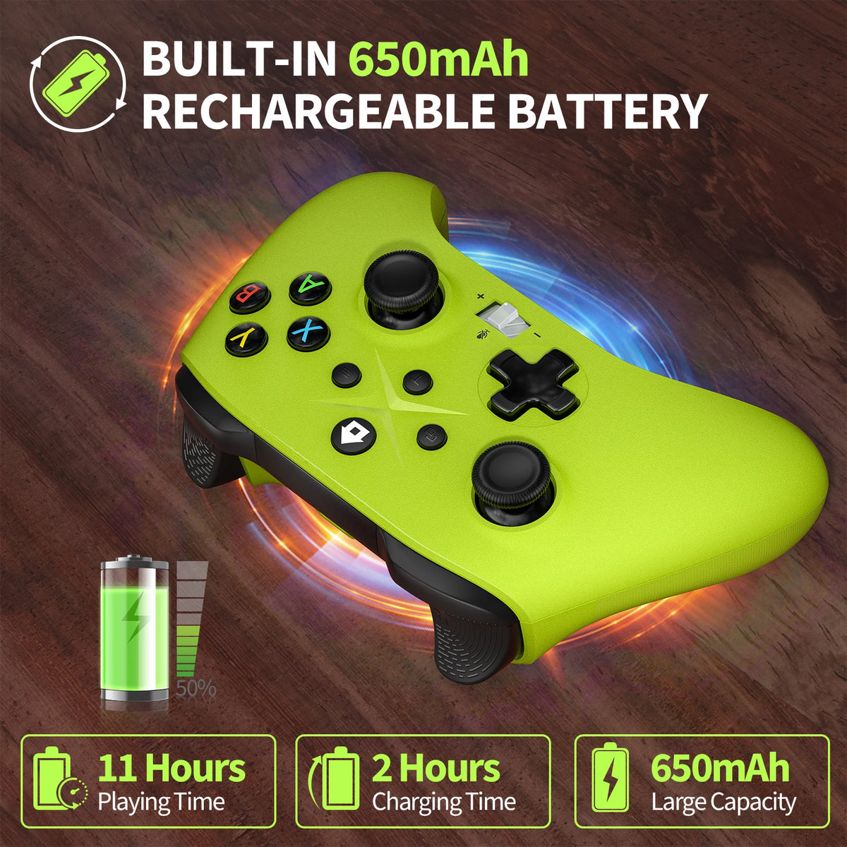 GAMROMBO Game Controller for XBOX ONE/SERIES S/X/PC Gaming 2.4G Wireless Joystick Remote Control Gamepad supports Windows 7/8/10
