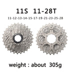 SENSAH 8/9/10/11 Speed Road Bike Cassette 11V 23T/25T/28T/30T/32T/34T/36T Bicycle Freewheel K7 10S Flywheel for HG Hub