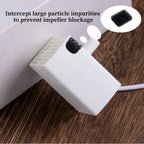 Cat Water Fountain Pet Water Pump Replacement for Cat Drinking Dispenser Pet Accessories Ultra-Quiet USB（No Plug Water Pump）