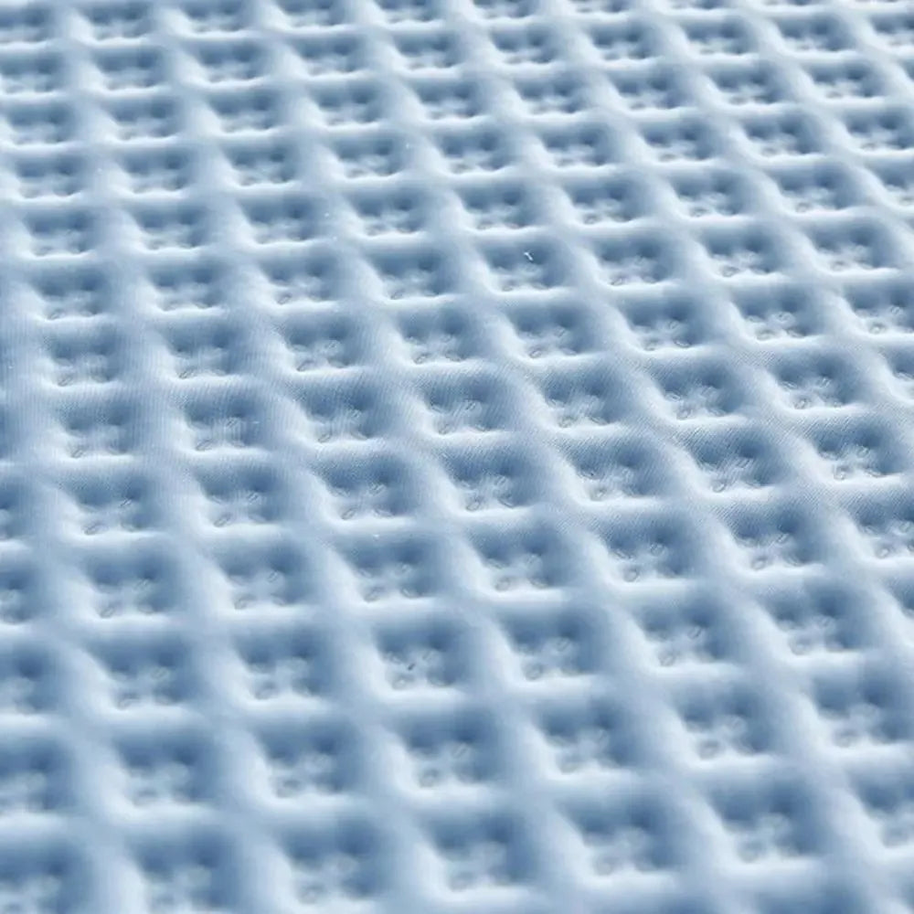 Ice silk cooling mattress pad breathable washable summer bed mat, blue/grey/pink, sizes 90-220x200cm