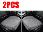 SEAMETAL Full-Wrapped Car Seat Cover Breathable Hole PU Car Front Seat Cushion Universal Anti Slip Auto Chair Protector Cover