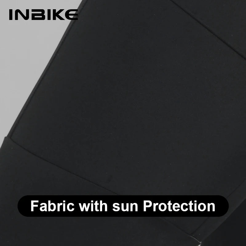 INBIKE Men's Cycling Bib Tights Padded Riding Bike Bib Toursers Pants with Pocket Man MTB Biking Bicycle Long Leggings Clothing