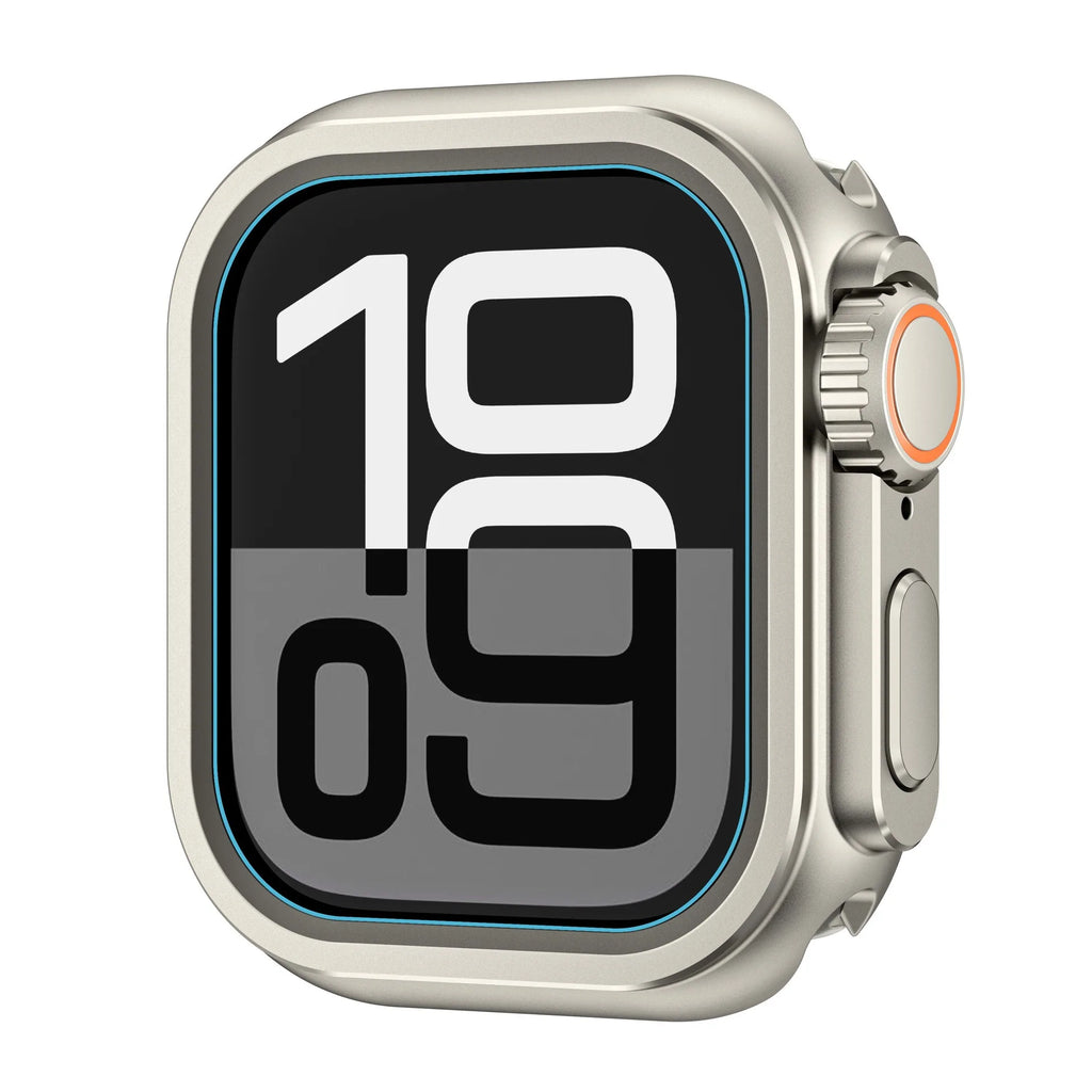 Metal Bumper Case For Apple Watch 46mm 45mm 44mm Protector Frame Cover For iWatch Series 10 9 8 7 6 5 SE Change To Ultra 2 49mm