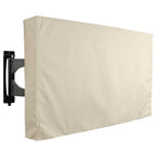 Weatherproof Dust-proof Outdoor TV Cover Beige 32" 36" 40" 46" 50" 55" 60" 65" Protect TV Screen Garden Patio Outdoor TV Cover