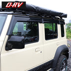 6pcs Car Window Visors Rain Guards for Suzuki Jimny 2023-2024 5-Door, Smoke Tint