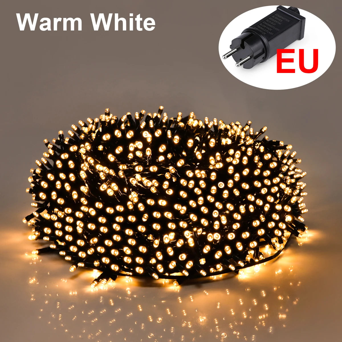 Warm White -EU Plug / 30M 300LEDs