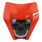 Motorcycle Headlight LED Enduro for KTM EXC XC SX MX XC 125 250 300 450 Universal Supermoto Dirt Bike Motocross Headlights Plate