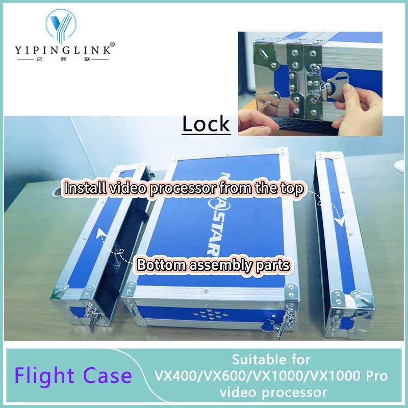LED Display Video Processor Flight Case for VX400 VX600 VX1000 VX1000 Pro Controller