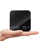 Electronic Coffee Scale with Silicone Pad Digital Coffee Scale with Timer LED Display USB Charging Home Cafe Use Good Gift
