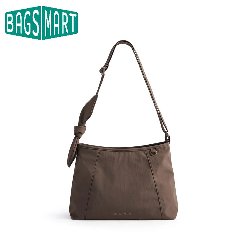 BAGSMART Shoulder Bags Women Versatile Tote Bag Lightweight Casual Commuting Crossbody Bag Underarm Hobo Bag