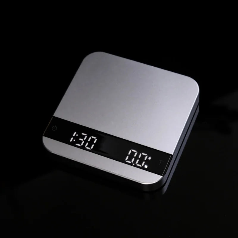 MisChief Lunar Ultra-Thin Coffee Scale | 0.1 g Accuracy • USB-C Rechargeable • Flow-Rate Indicator
