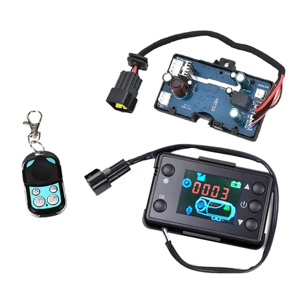 12V 24V Air Diesels Air Heater LCD Monitor Switch, Control Board Motherboard with Remote Control For Car Parking Heater Control