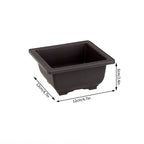 Flowerpots Imitation Purple Clay Succulent Plants Pots Outdoor Garden Landscape Bonsai Pot Trays Rectangular Square Planter