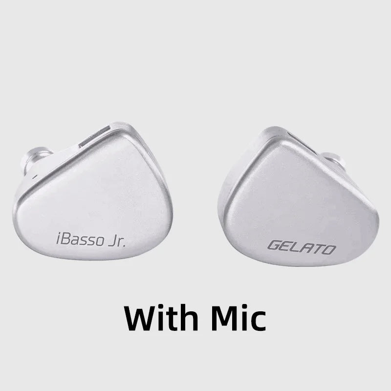 iBasso Jr. Gelato HiFi Wired Earphones In Ear Music Headphones High Quality Sport Headset Customized Pc Gamer Accessories Gifts