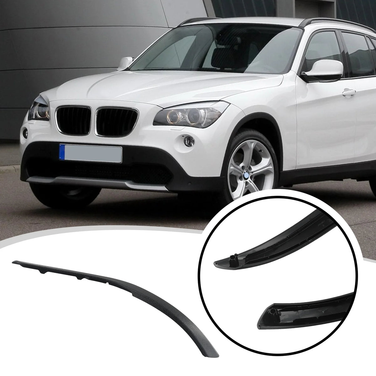 2 Pcs Car Left & Right Inner Door Handle Pull Panel Trim Black For For BMW For X1 E84 2009-2016 Hand Door Interior Handle