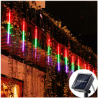 Solar Led Light Outdoor Meteor Shower Rain Lights Waterproof Garden Decor Outdoor Street Garland New Year Christmas Decoration