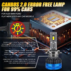 K5C H7 LED 30000LM Canbus Headlights H1 H4 H11 9012 HIR2 H8 9005 9006 HB3 HB4 Car Lamp Fog Lamp High Power 6000K 5570 CSP Chip
